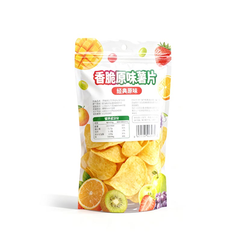 食品およびスナック用プラスチック包装袋