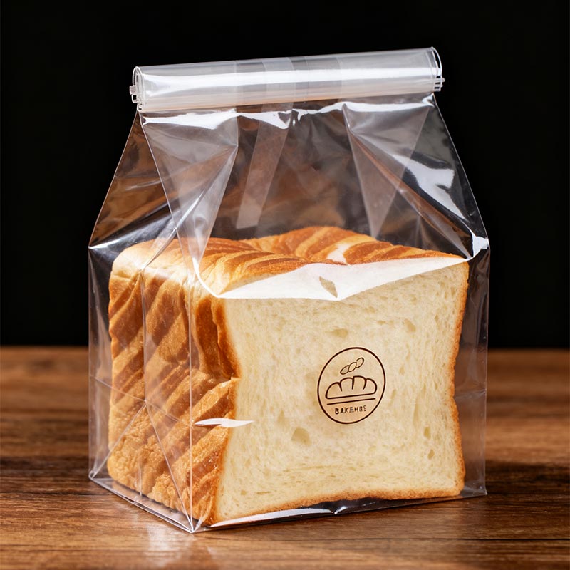 ベーカリー包装用透明プラスチック食品袋
